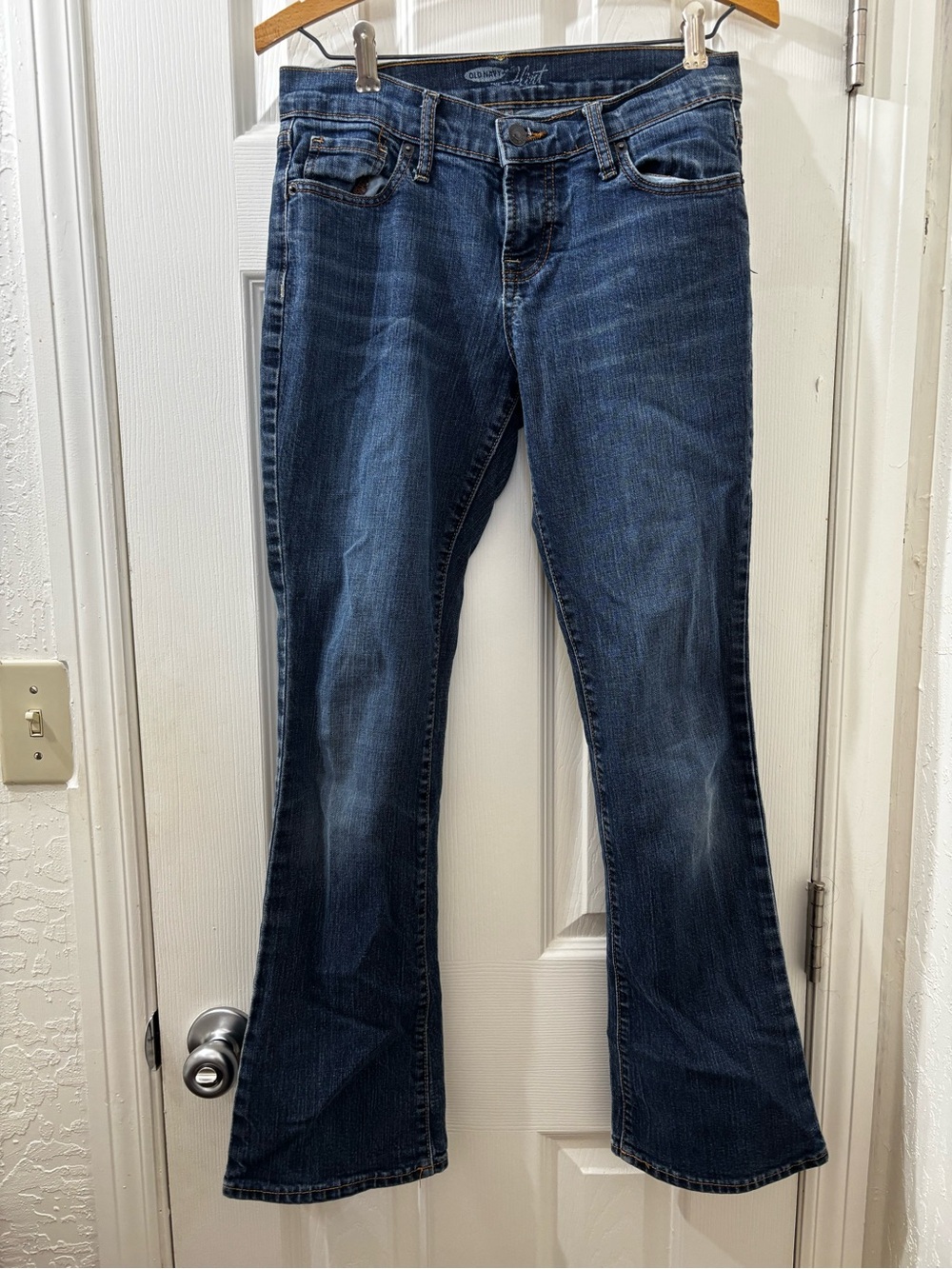Old Navy Women's Dark Blue Flare Jeans